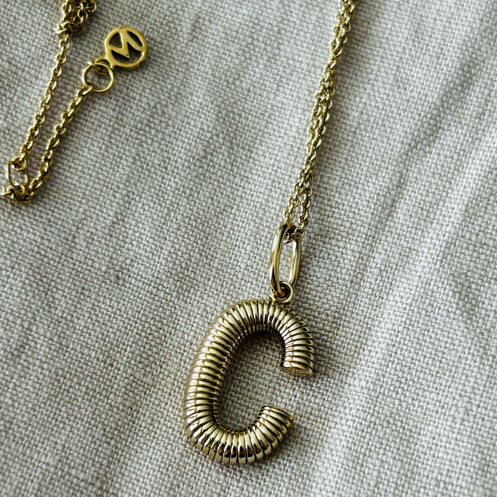 Mejuri Gold Initial Necklace 100$